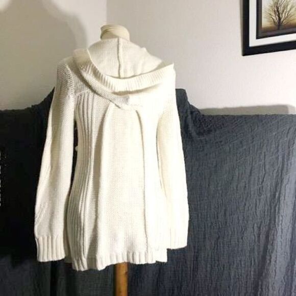 Glimmer by J.J. Basics Knit Hooded Sweater Size Small - Picture 5 of 10